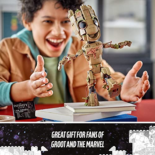 Marvel LEGO Groot Action Figure Building Set