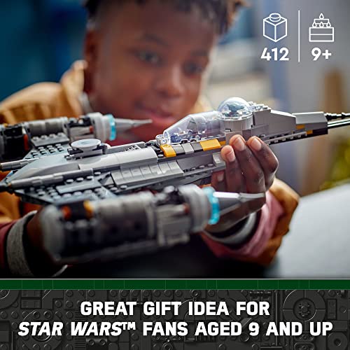 Mandalorian Starfighter LEGO Set - Baby Yoda & Droid Figures