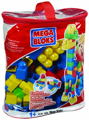 Megabloks 80pc Lrg Mega Bloks Bag