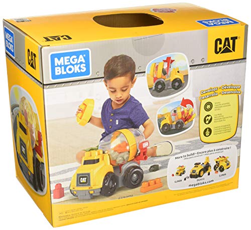 Mega Bloks First Builders Cat Cement Mixer Set