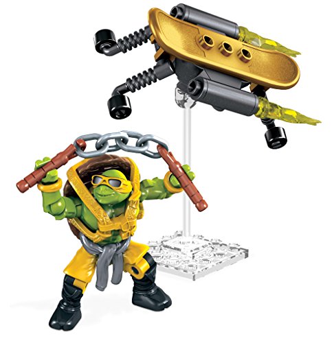 TMNT Mikey Turbo Board Playset - Mega Bloks