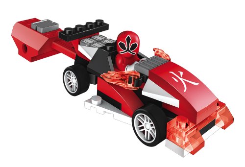 Mega Bloks Power Rangers Red Pocket Racer