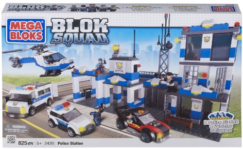 Mega Bloks Squad Police Station w/ Jail