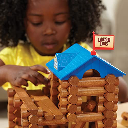 Lincoln Logs Horseshoe Hill Station - 83 Pieces