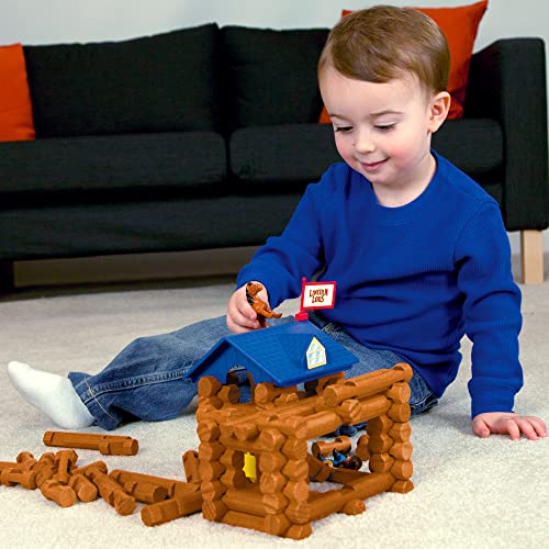 Lincoln Logs Horseshoe Hill Station - 83 Pieces
