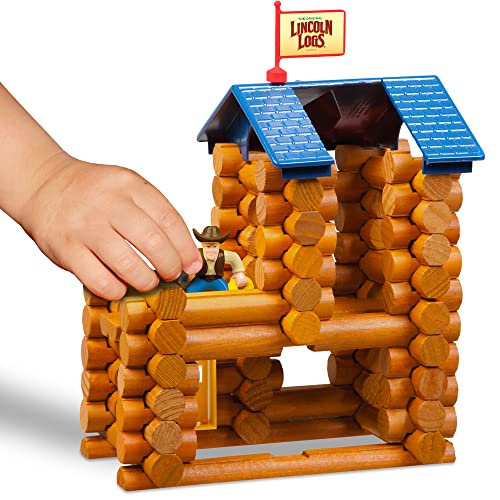 Lincoln Logs Horseshoe Hill Station - 83 Pieces