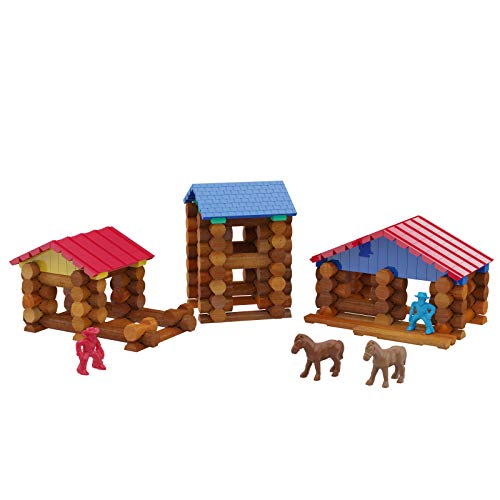 Lincoln Logs Centennial Edition Tin - 150+ Pieces