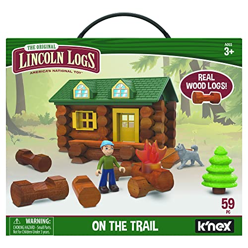 Wooden Trail Building Set - 59 Pieces
