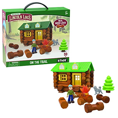 Wooden Trail Building Set - 59 Pieces