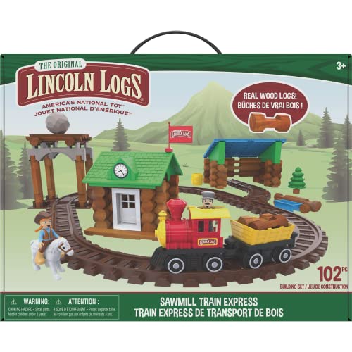 Sawmill Express Train Building Set - 101 Pieces