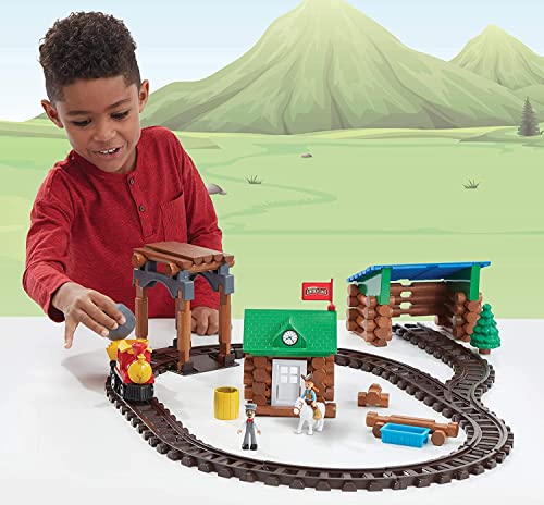 Sawmill Express Train Building Set - 101 Pieces