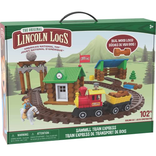 Sawmill Express Train Building Set - 101 Pieces