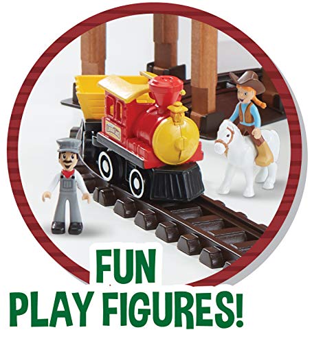 Sawmill Express Train Building Set - 101 Pieces