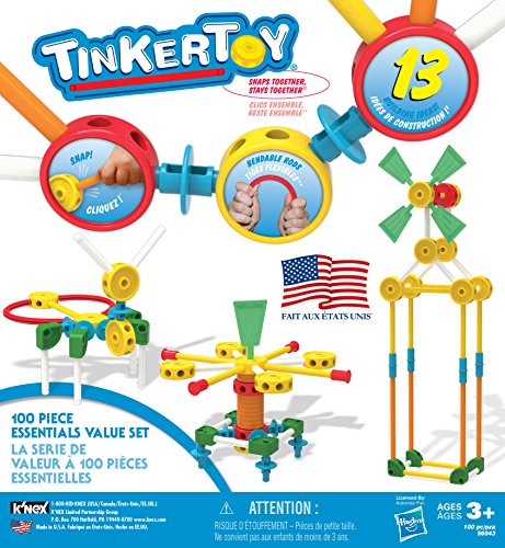 TINKERTOY 100-Piece Preschool Value Set
