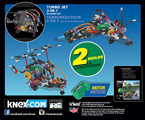 K’NEX Turbo Jet Building Set – 402 Pieces