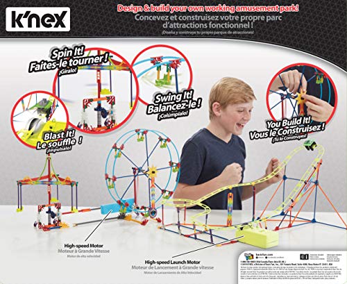 Motorized Amusement Park Building Set for Kids