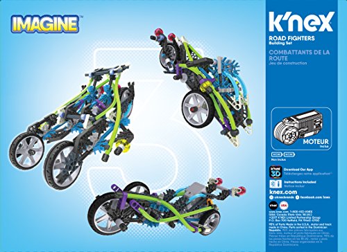 K'NEX Road Fighters Building Set - 213 Pieces