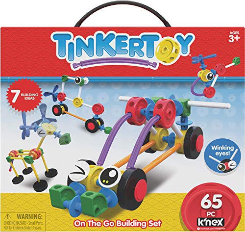 Tinkertoy Building Set - 65 Parts - Ages 3+