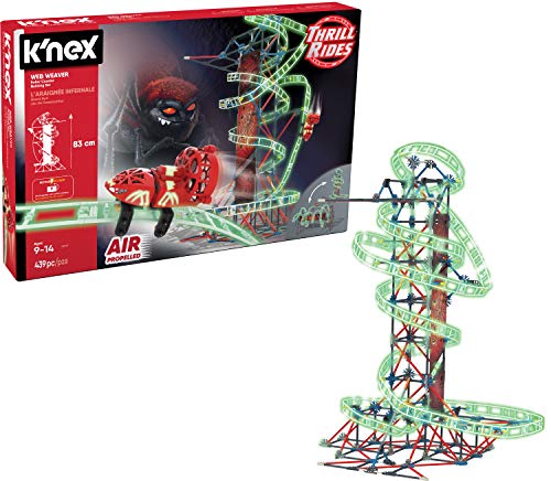 Web Weaver Roller Coaster Building Set – Construction Toy