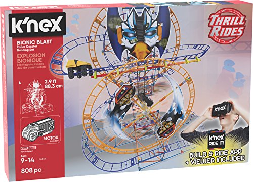 Bionic Blast Roller Coaster Building Set - 809Pieces