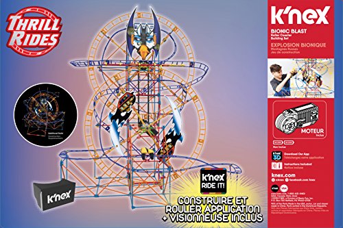 Bionic Blast Roller Coaster Building Set - 809Pieces
