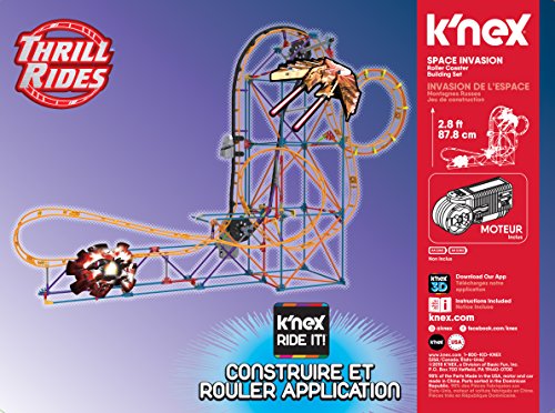 Space Invasion Roller Coaster Building Set