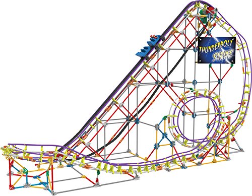 K'NEX Thunderbolt Strike Roller Coaster Set