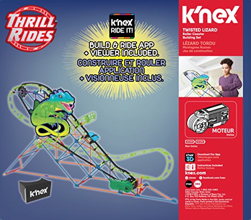 Twisted Lizard Roller Coaster Building Set
