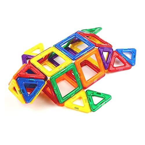 62-Piece Educational Magnetic Building Blocks