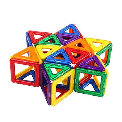 62-Piece Educational Magnetic Building Blocks