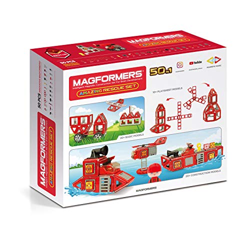 50-Piece Educational Magnetic Toy Set for Ages 3+