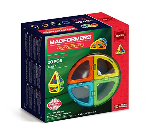 Rainbow Magformers - Magnetic Building STEM Toy, 3+ Ages