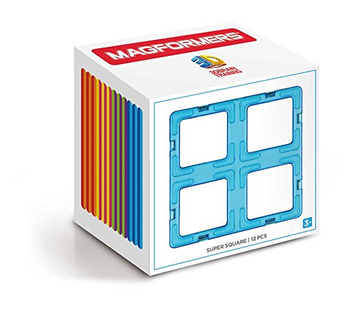 Rainbow Square Magformers - Building STEM Toy Set
