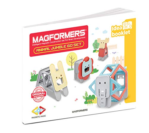 Magformers Animal Jumble Building Set: 60 Pieces, Ages 3+