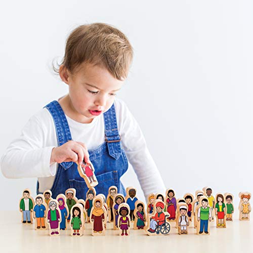 Inclusive Wooden Block Set - My Family