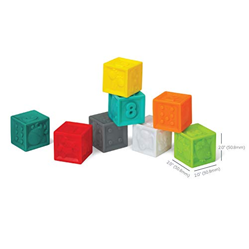 Colorful Squeeze and Stack Block Set for Infants