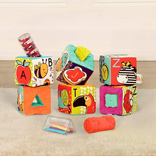 Soft ABC Toddler Building Blocks with Shapes
