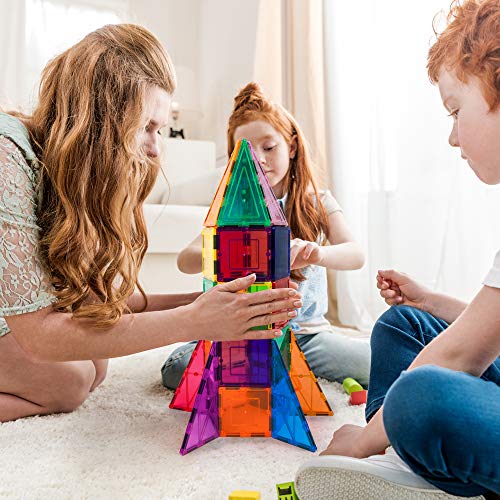 32-Piece Magnetic Rocket Building Block Set