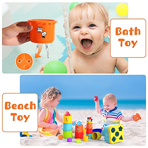 Stackable Moon Cups for Babies and Toddlers