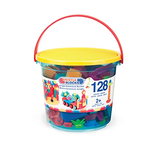Official Bristle Blocks - 128 Pieces Bucket Toy
