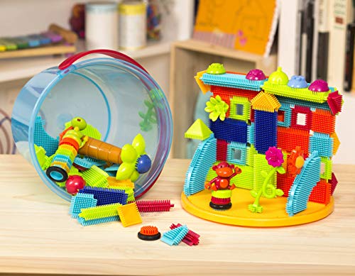 Official Bristle Blocks - 128 Pieces Bucket Toy