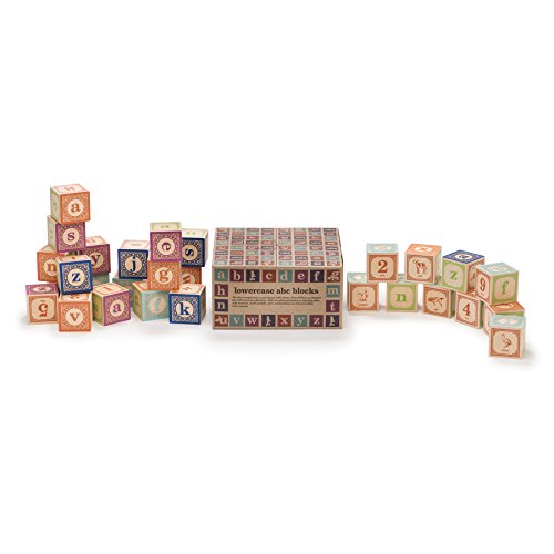 USA-Made Lowercase ABC Blocks by Uncle Goose