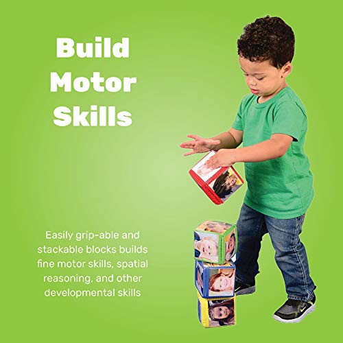 Photo Pocket Stacking Blocks for Toddlers