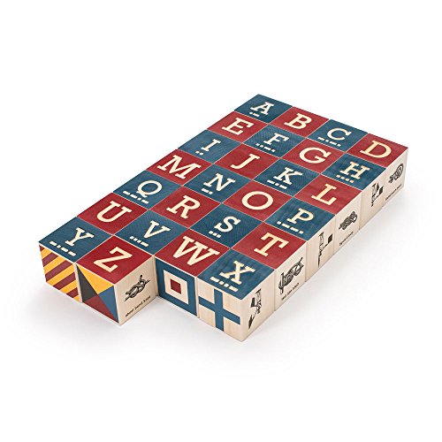 Uncle Goose Nautical Blocks with Canvas Bag - Made in The USA