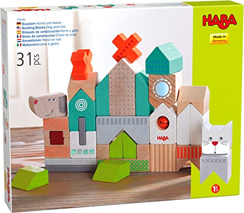HABA Wood Block Pet Toy - 31 Pieces