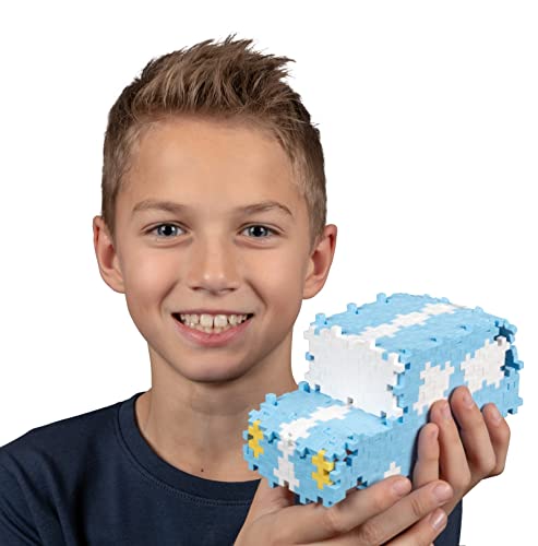 PLUS PLUS - Open Play Set - 600 Piece - Pastel Color Mix, Construction Building Stem Toy, Interlocking Mini Puzzle Blocks for Kids