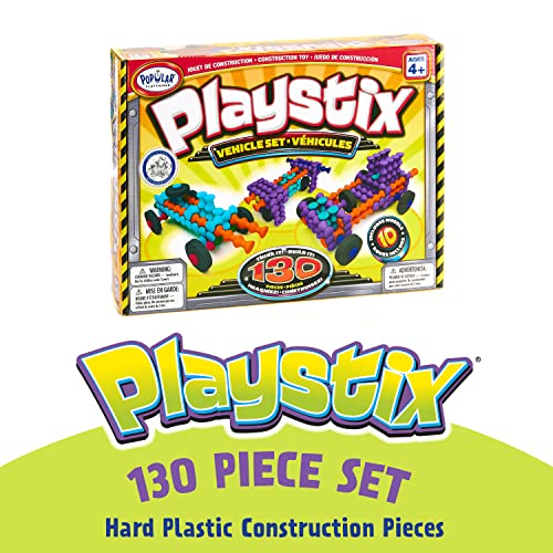 Playstix Vehicles Building Blocks Set - 130 Pieces