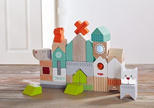 HABA Wood Block Pet Toy - 31 Pieces