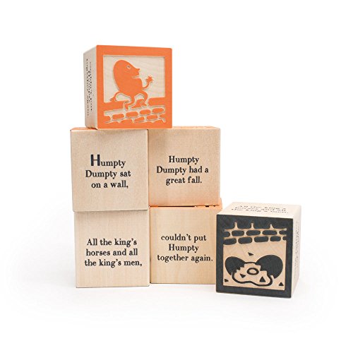 USA-made Nursery Rhyme Blocks by Uncle Goose