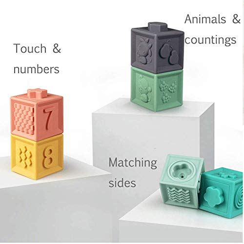 Soft Stacking Blocks for Baby Sensory Play
